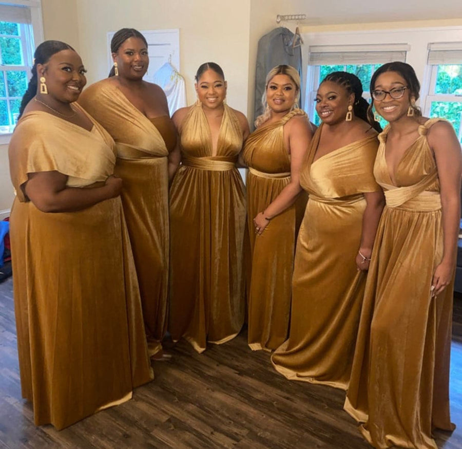 Velvet Infinity Bridesmaid Dress/Customization Size/40+ Color Y20-24 Smoke Grey / Plus ( size 16-26) Velvet Infinity Bridesmaid Dress/Customization Size/40+ Color Y20-24 Smoke Grey / Plus ( size 16-26)
