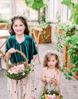 Velvet shawl for flower girl dress
