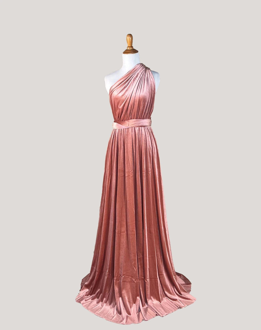 English Rose Velvet Infinity Bridesmaid Dresses/Customization Size Regular( Size 0-14) English Rose Velvet Infinity Bridesmaid Dresses/Customization Size Regular( Size 0-14)