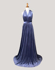  Purple Grey Velvet Infinity Dress/ Wrap Convertible Bridesmaid Dress