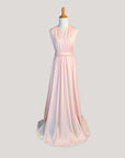 Peach Infinity Dress/ Wrap Convertible Bridesmaid Dress