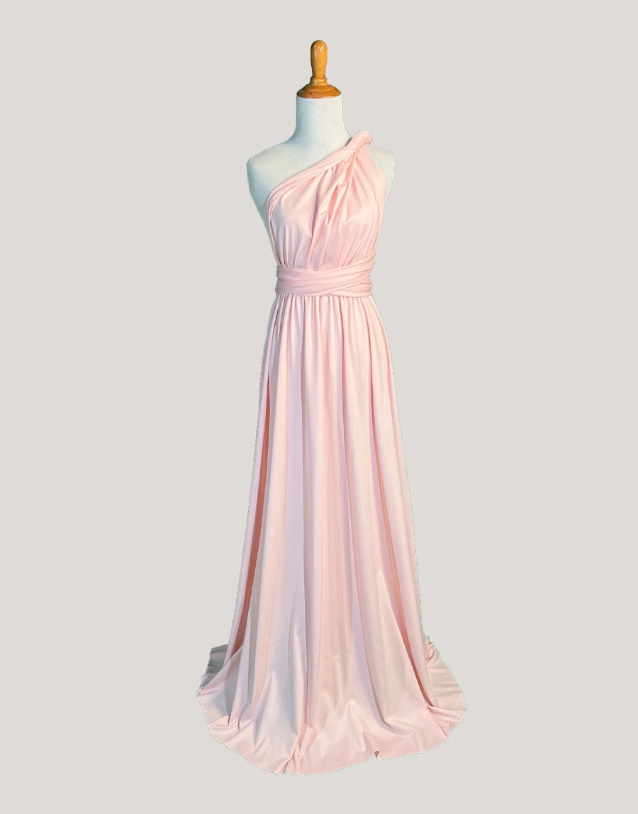 Peach Infinity Bridesmaid Dress