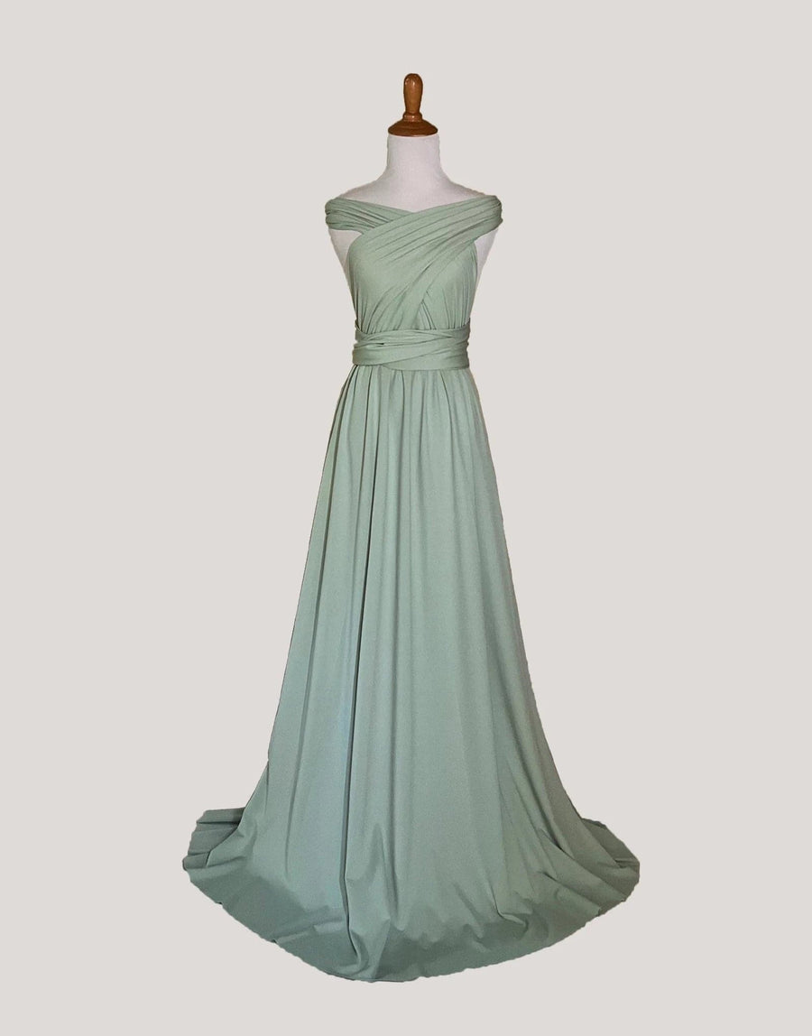 Sage Infinity Dress/Wrap Convertible Sage Bridesmaid Dress/Custom