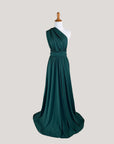 Green Infinity Dress/ Wrap Convertible Bridesmaid Dress