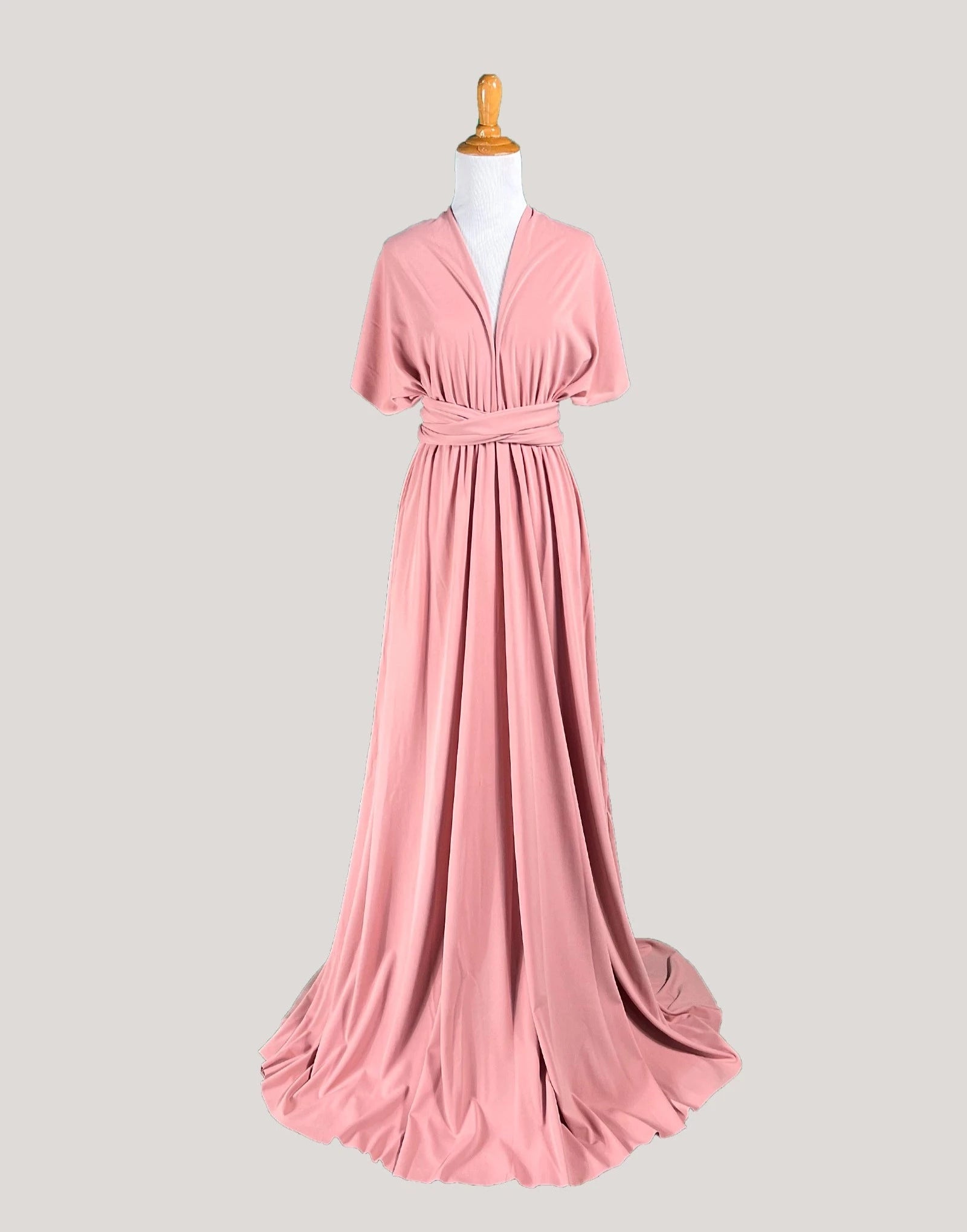 Dusty Rose Infinity Bridesmaid Dress