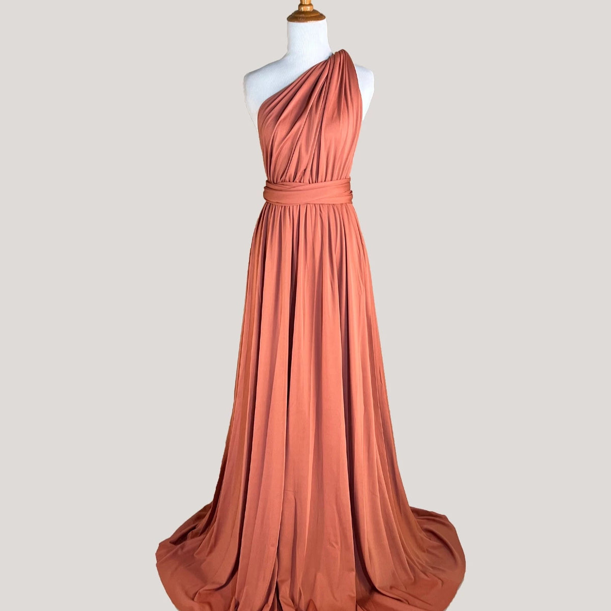 Terracotta Infinity Bridesmaid Dress