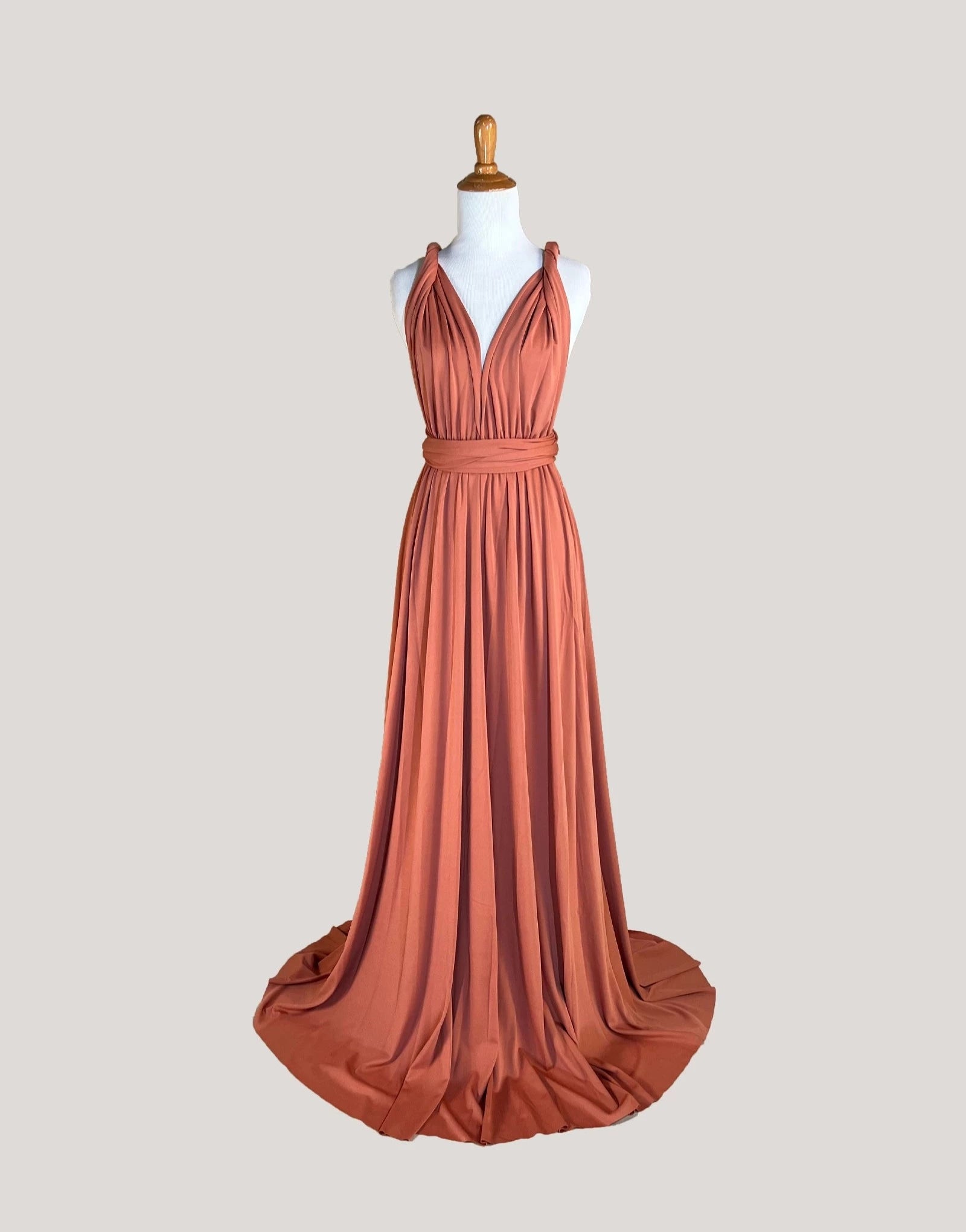 Terracotta Infinity Bridesmaid Dress