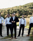 Velvet bow tie for groom and groomsmen