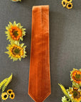 Velvet wedding necktie for groomsmen