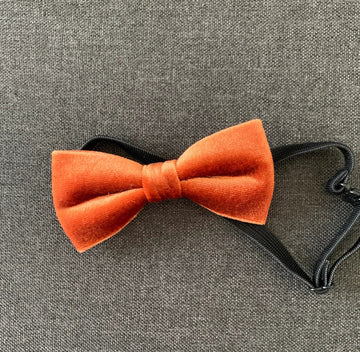 Wedding tie velvet Bow Tie wedding Bow tie groomsmen wedding accessories Hand made - ScholleDress