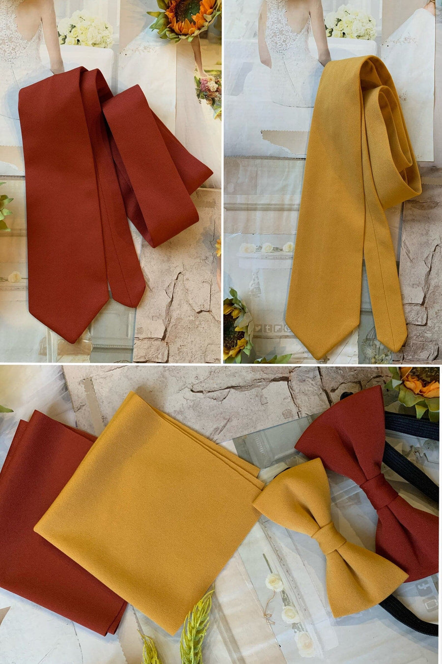 Spandex Pocket Squares/30+Color Wedding Accessories Handmade - ScholleDress